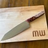 8” Chefs Knife - Resin & Maple