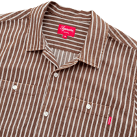Image 4 of '17 Supreme Denim Stripe Shirt - M