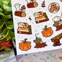 Image 2 of Cozy Autumn Forest Sticker Sheet