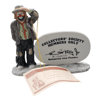 Image 1 of EMMETT KELLY JR. CLOWN FIGURINE COLLECTOR SOCIETY MEMBERS ONLY