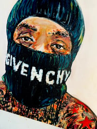 Image 3 of GIVENCHY GUNN - 30x30” OG Painting on Canvas!