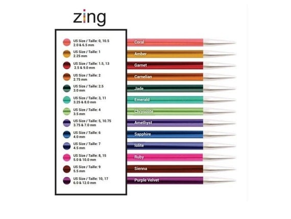 ZING Single Pointed Needles 5.0 mm
