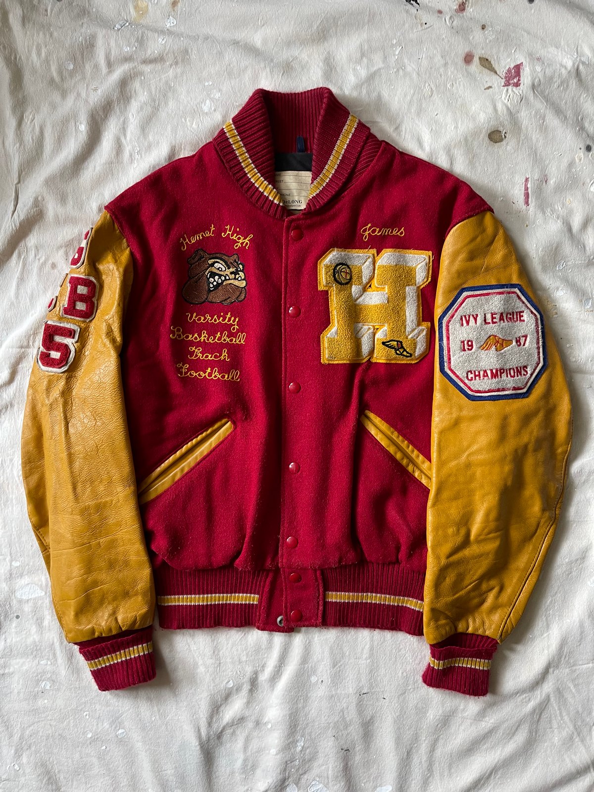 Track on sale letterman patches