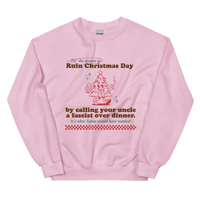 Image 3 of Uncle Fascist - Brown  | Political Christmas Jumper