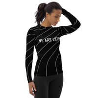 Image 2 of We Are Light Women's Rash Guard