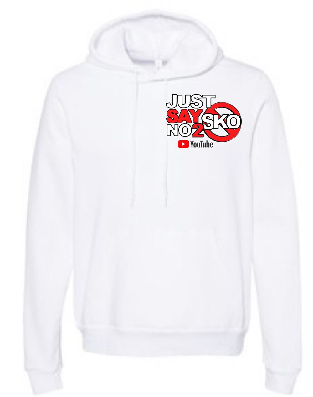 Just Say No 2 Sko YouTube Tee x Hoodie