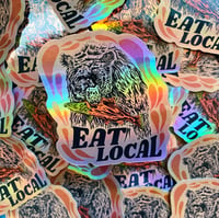 Eat Local Sticker