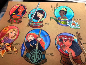 Image of Entire Disney Inspired Flash 40 Sheets 11x14” 
