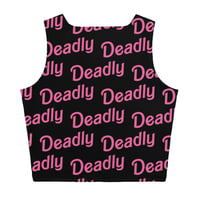 Image 2 of Crop Top “Deadly Barbz” (Black)