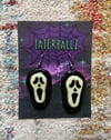 Scary Mask Earrings (GLOW IN THE DARK!)