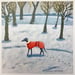 Image of Wintry Whippet Walk card