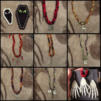 Dees crochet chokers Halloween 