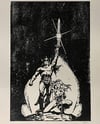 Conan The Barbarian Linoprint 
