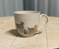 Image 1 of Duck Decorated Stoneware Mug