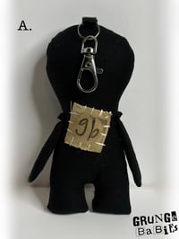 Image 4 of  Grunge Baby Bag Charm - Black