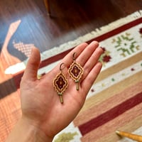 Image 4 of Thicket earrings - Desert no.1