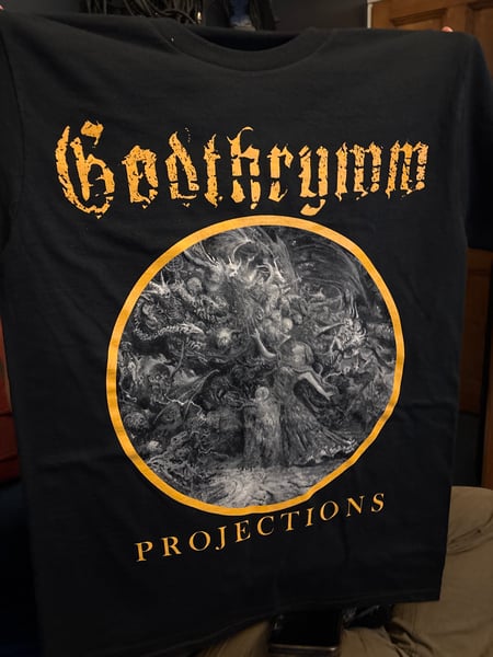 Image of Projections shirt with Sigil back print 