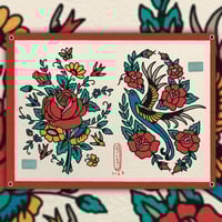 "IN THE GARDEN" A4 PRINT