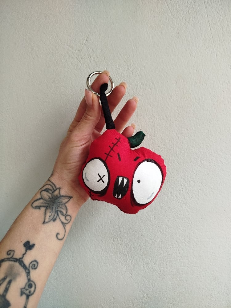 Bad Apple Bagcharm.