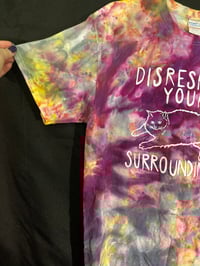 Image 2 of LARGE Disrespect Your Surroundings Tie Dye Shirt 6