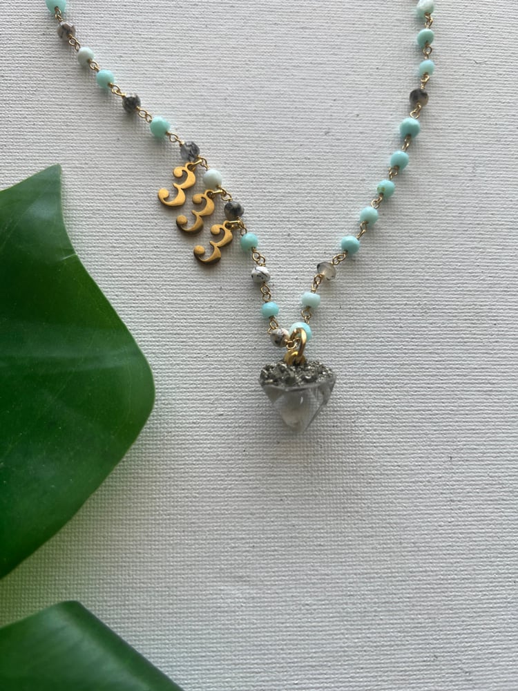 Image of NIANIA • Beaded Angel Number Necklace