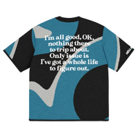 Image 12 of Life - Teal/Light Gray/Black - Knitted Shirt