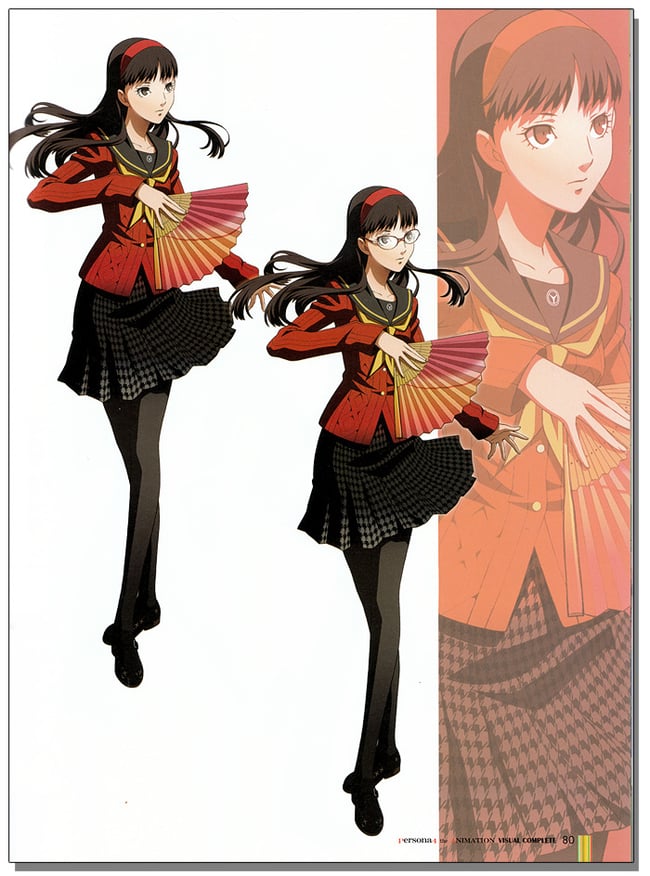 Complete official visual illustration collection TV anime Persona 4