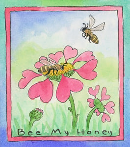 Image of Bee Watercolor