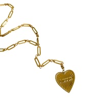 AMOUR CLASP DROP NECKLACE
