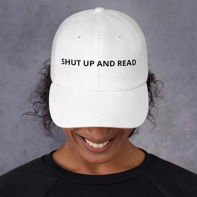 Shut Up & Read cap