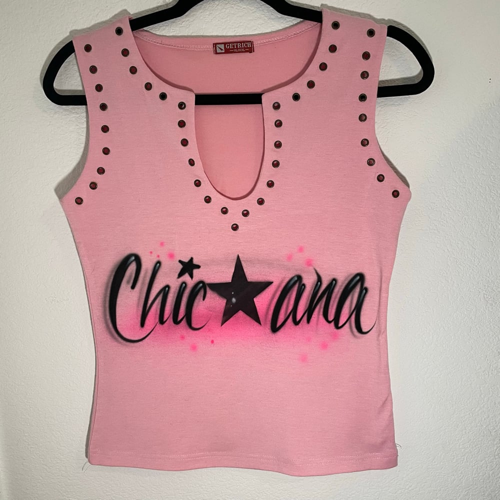 Image of CHIC⭐️ANA 1/1 AIRBRUSH “GET RICH” TEE XL 