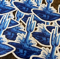 Image 2 of "Land and Water" Die Cut Sticker