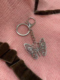 Large butterfly keychain 