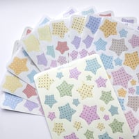 Image 2 of pattern stars - polka dots