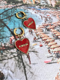 Image 2 of AMOUR HEART EARRINGS 