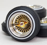 Image 9 of 1:25 13" straight lace gold/chrome