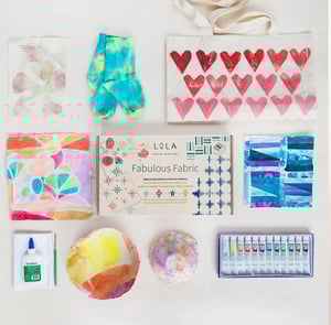 Image of Fabulous Fabric Art Box for Children