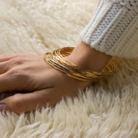 Image 4 of Gold Light bangles