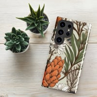 Image 1 of Art Nouveau Inspired Light and Airy Boho Floral Sketch Tough case for Samsung®