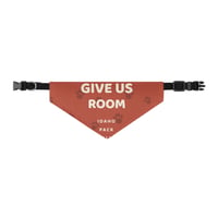 Image 3 of Give Us Room Dog Bandana | Red