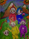Teletubbies Dancin Poster