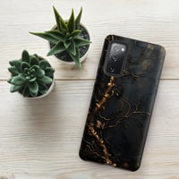 Image 11 of Gold and Black Tattered Texture Gnarled Roots Goth Inspired Tough case for Samsung®