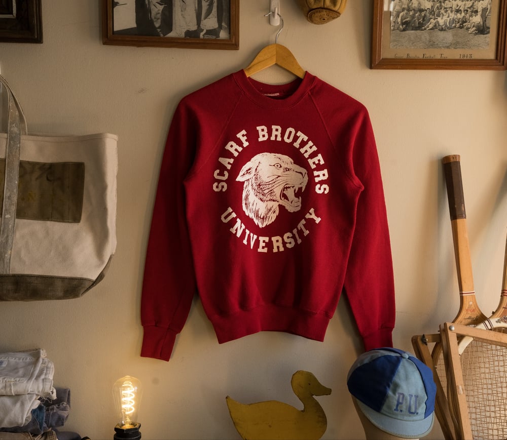 Image of University Raglan (Small) - Red