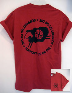 Image of Punk V Hardcore T Shirt - red