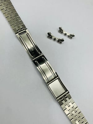 Image of 20mm Seiko curved lugs stainless steel gents watch strap,New.(MU-15)