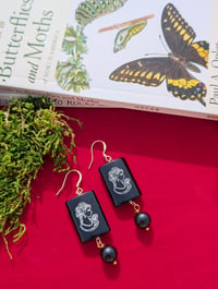 Image 1 of Black Onyx & Black Dangle