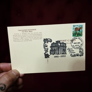 Image of 1982 Lizzie Borden PostCard