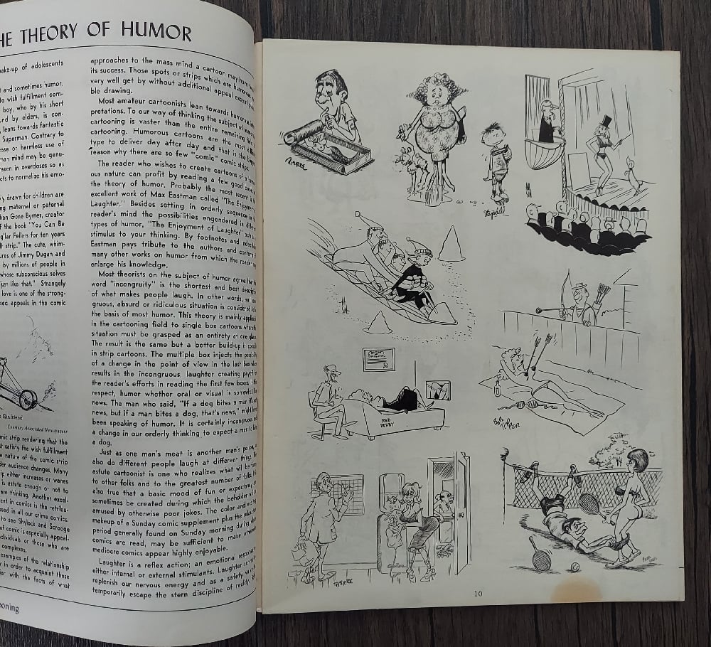 The “All American” Art – Cartooning, by Higgins Ink Co.