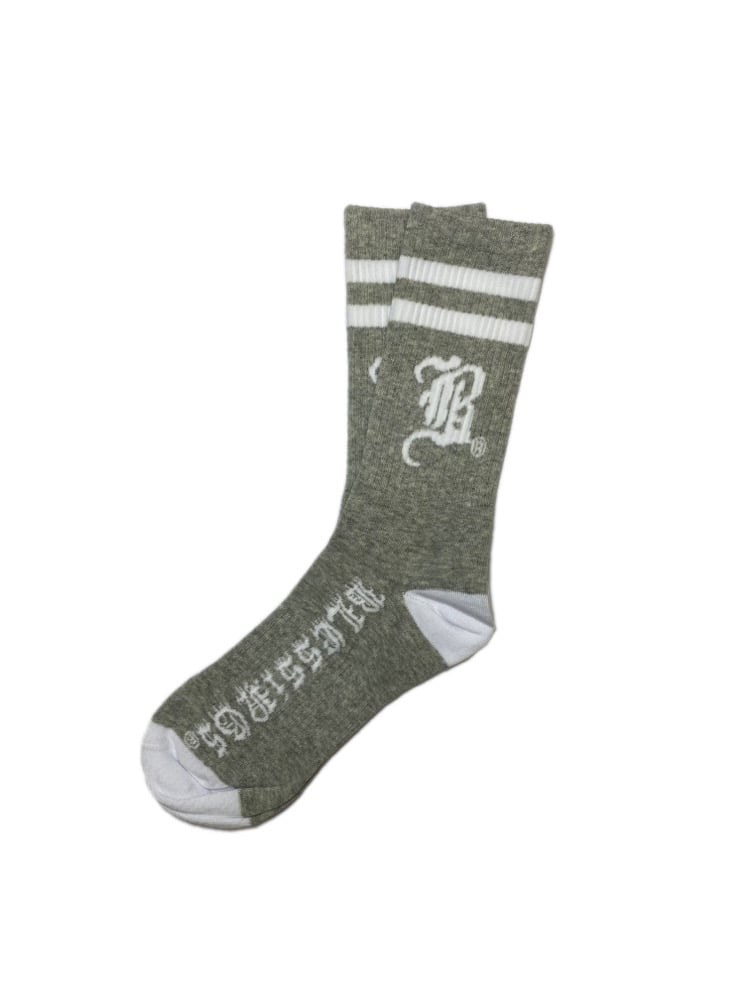 Image of BLE$$ING$®️ GRAY SOCKS