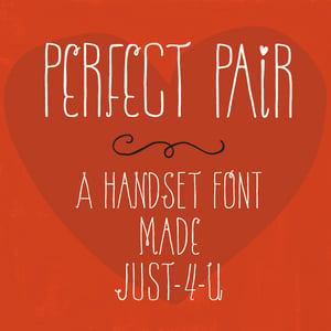 Image of Perfect Pair Handset Font